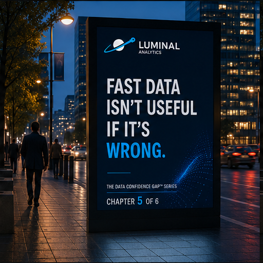 Fast Data Isn’t Useful If It’s Wrong